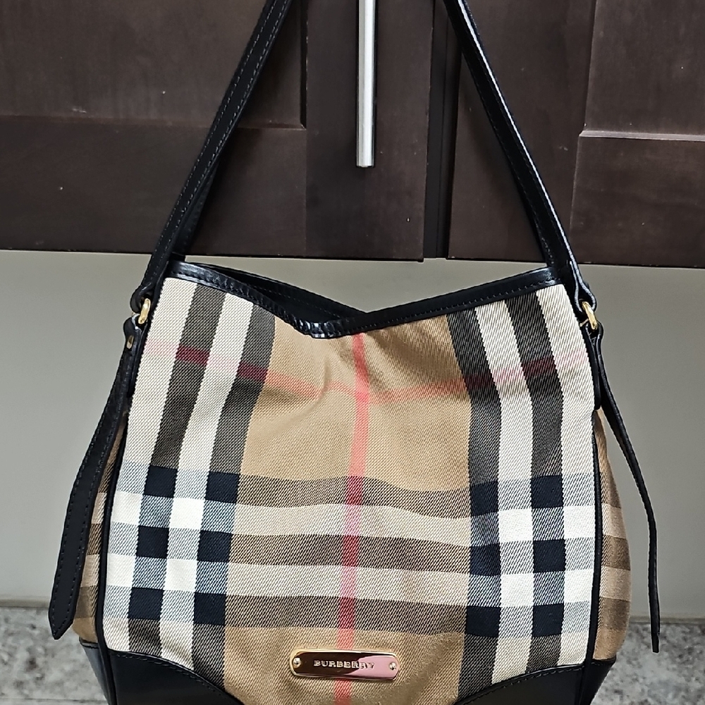 Burberry Tan and Black Women's Bag